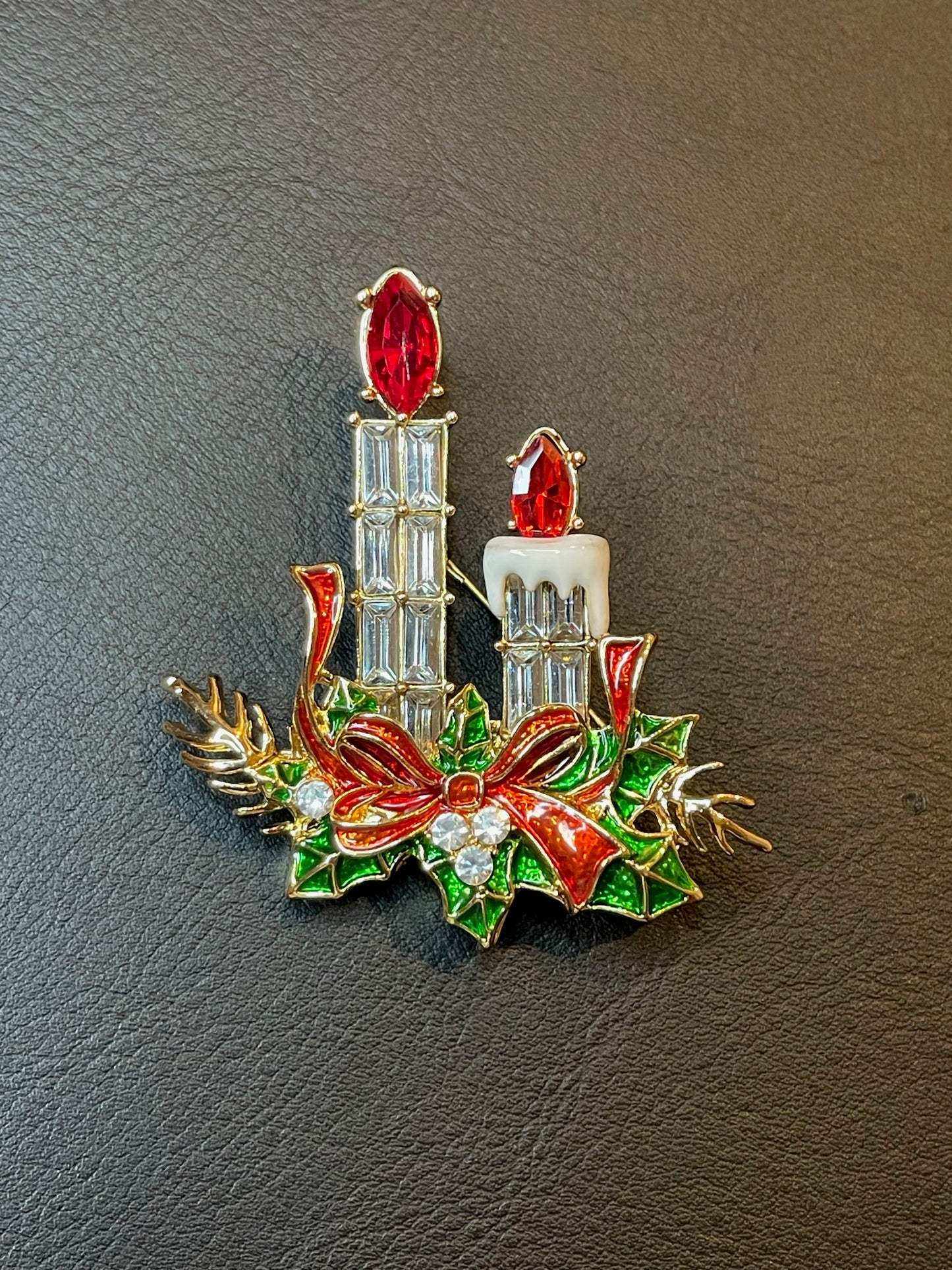 Broche Vela Navideña